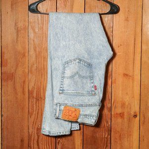 Levi's 512 Light Blue Weathered Jeans
